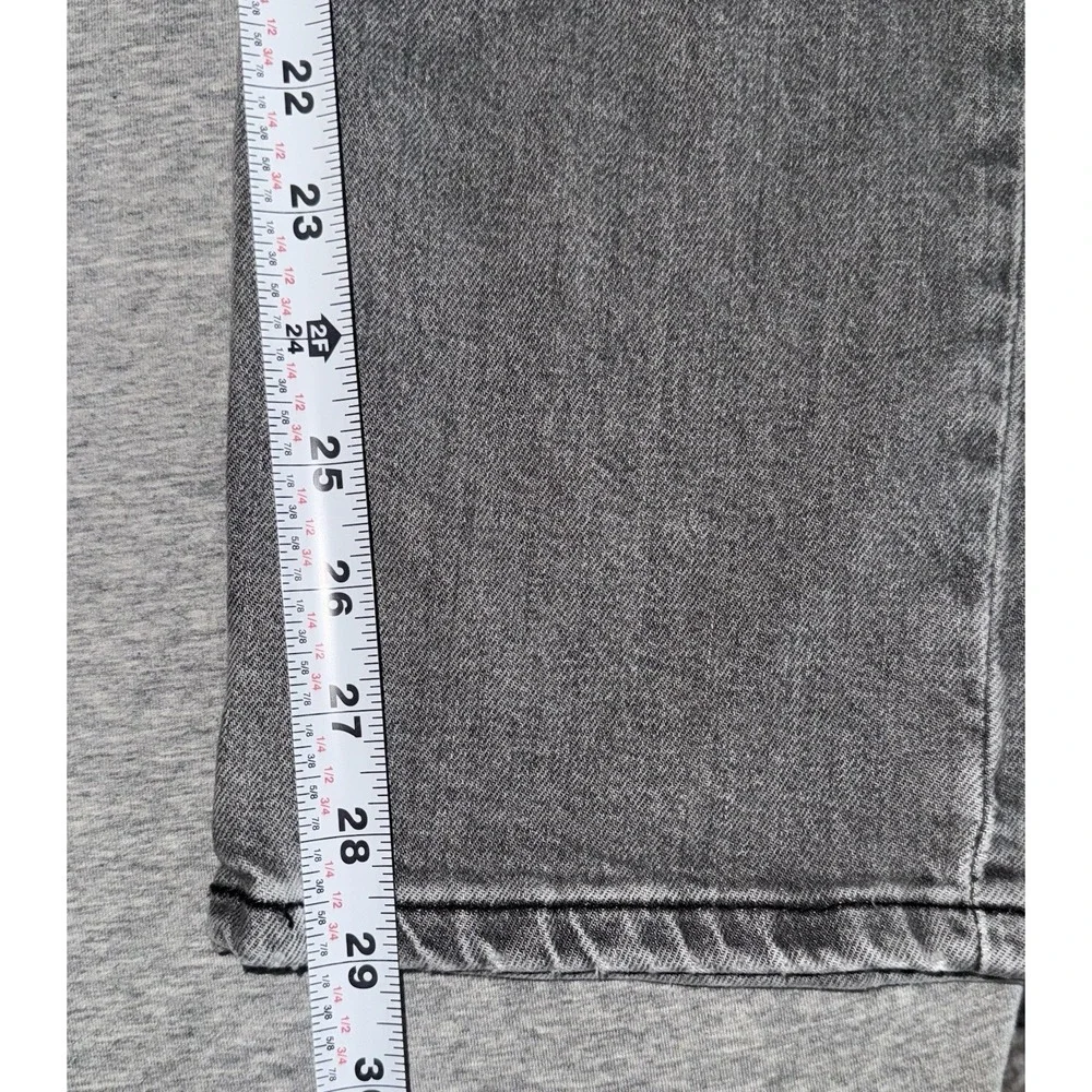 Levi 514 Mens Straight Fit Gray Jeans Size 36x30 Denim Pant Stretch Buttery Soft